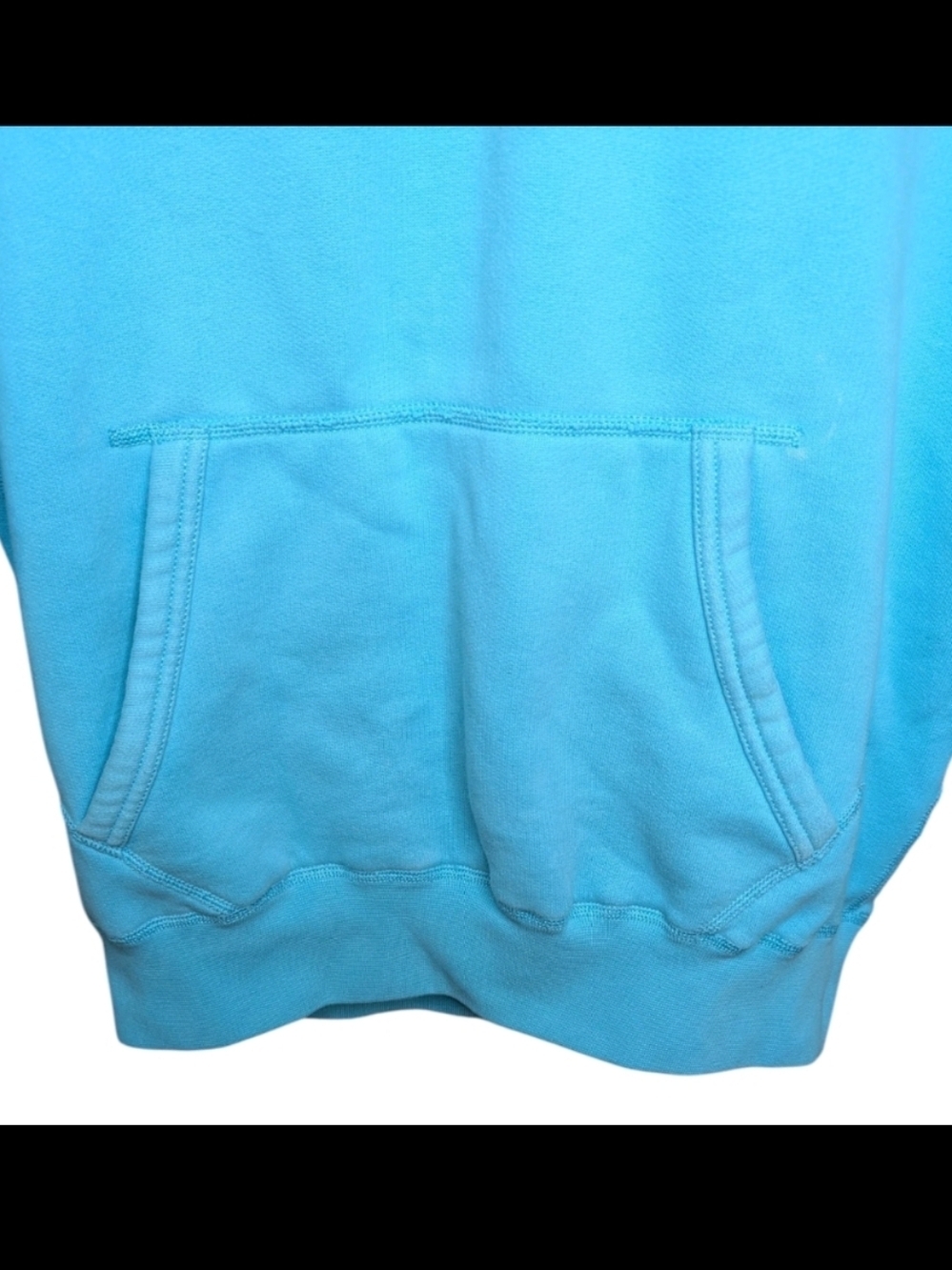 Polo Ralph Lauren Hoodie Womens Petite Small SP Aqua Blue Spellout Logo Pullover - Picture 5 of 14